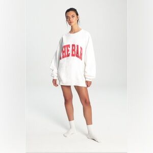Bar Varsity Sweatshirt White Cherry